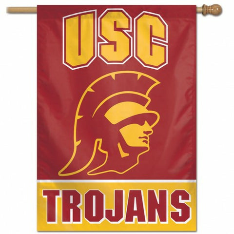 ~USC Trojans Banner 28x40 Vertical Alternate Design - Special Order~ backorder