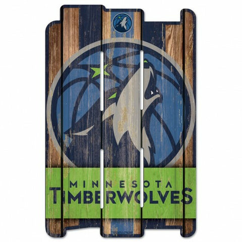 ~Minnesota Timberwolves Sign 11x17 Wood Fence Style - Special Order~ backorder