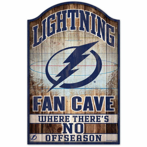 ~Tampa Bay Lightning Sign 11x17 Wood Fan Cave Design - Special Order~ backorder