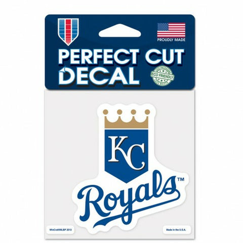 Kansas City Royals Decal 4x4 Perfect Cut Color