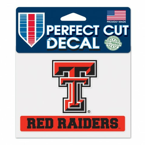 ~Texas Tech Red Raiders Decal 4.5x5.75 Perfect Cut Color - Special Order~ backorder