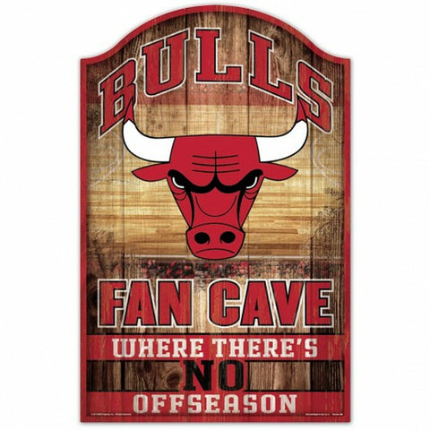 ~Chicago Bulls Sign 11x17 Wood Fan Cave Design - Special Order~ backorder