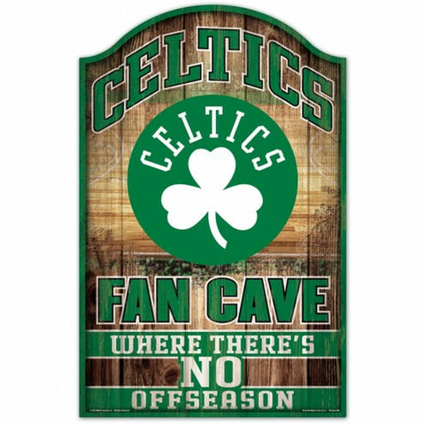 ~Boston Celtics Sign 11x17 Wood Fan Cave Design - Special Order~ backorder