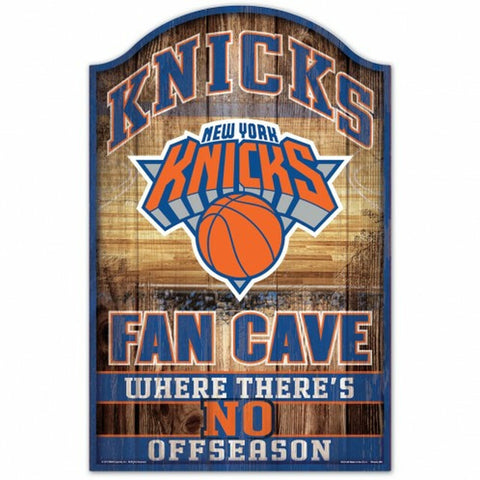 ~New York Knicks Sign 11x17 Wood Fan Cave Design - Special Order~ backorder