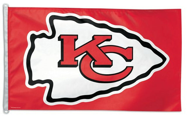 Bandera de los Jefes de Kansas City de 3 x 5 pulgadas