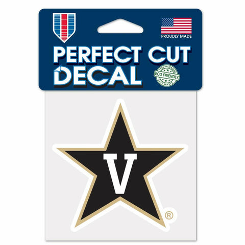 Vanderbilt Commodores Decal 4x4 Perfect Cut Color