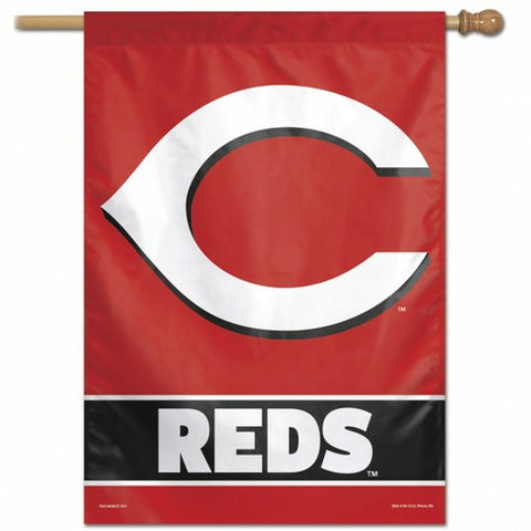 ~Cincinnati Reds Banner 28x40 Vertical - Special Order~ backorder