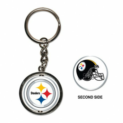 ~Pittsburgh Steelers Key Ring Spinner Style - Special Order~ backorder
