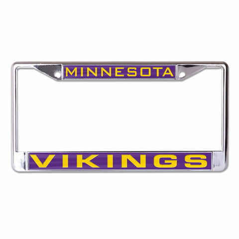 ~Minnesota Vikings License Plate Frame - Inlaid - Special Order~ backorder