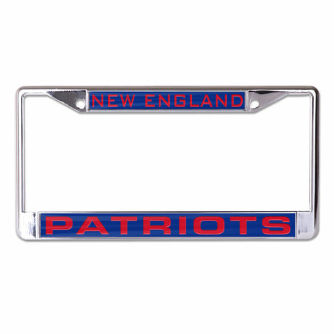 ~New England Patriots License Plate Frame - Inlaid - Special Order~ backorder