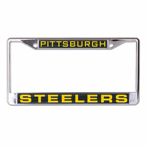 ~Pittsburgh Steelers License Plate Frame - Inlaid - Special Order~ backorder