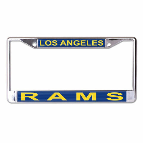 Los Angeles Rams License Plate Frame - Inlaid - Special Order