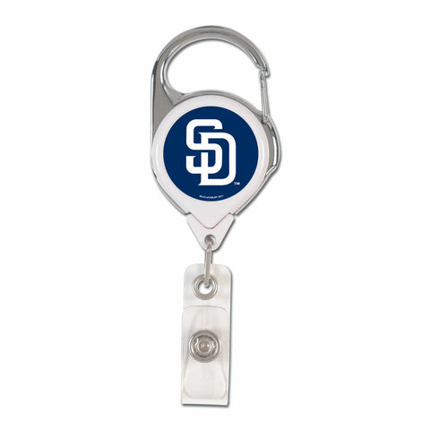 ~San Diego Padres Badge Holder Premium Retractable - Special Order~ backorder