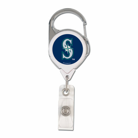 ~Seattle Mariners Badge Holder Premium Retractable - Special Order~ backorder