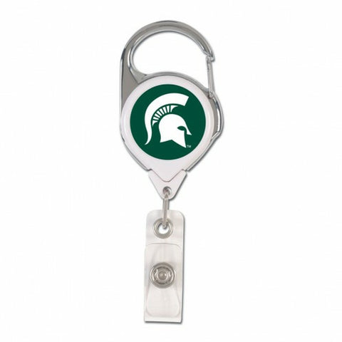 ~Michigan State Spartans Retractable Premium Badge Holder~ backorder