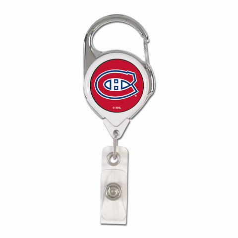 ~Montreal Canadiens Badge Holder Premium Retractable - Special Order~ backorder