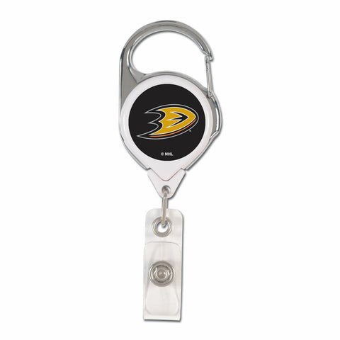 ~Anaheim Ducks Badge Holder Premium Retractable - Special Order~ backorder