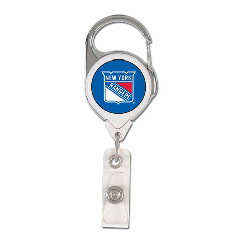 ~New York Rangers Badge Holder Premium Retractable - Special Order~ backorder