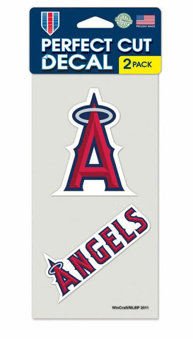 ~Los Angeles Angels Decal 4x4 Perfect Cut Set of 2~ backorder