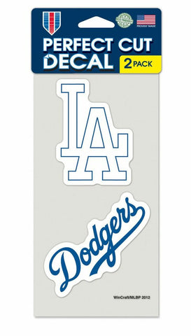 ~Los Angeles Dodgers Set of 2 Die Cut Decals~ backorder