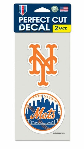 ~New York Mets Set of 2 Die Cut Decals~ backorder