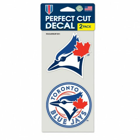 ~Toronto Blue Jays Decal 4x4 Die Cut Set of 2~ backorder