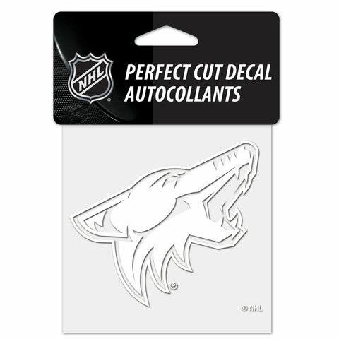 ~Arizona Coyotes Decal 4x4 Perfect Cut White - Special Order~ backorder
