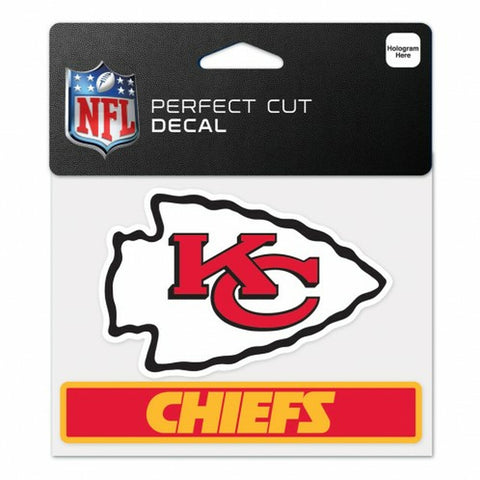 ~Kansas City Chiefs Decal 4.5x5.75 Perfect Cut Color~ backorder