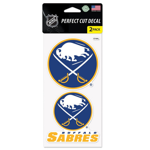 ~Buffalo Sabres Decal 4x4 Die Cut Set of 2 - Special Order~ backorder