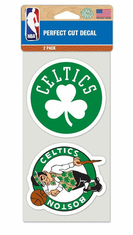 ~Boston Celtics Set of 2 Die Cut Decals - Special Order~ backorder