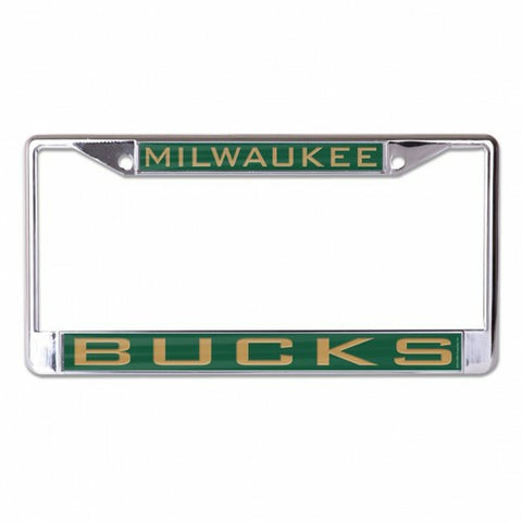 ~Milwaukee Bucks License Plate Frame - Inlaid - Special Order~ backorder