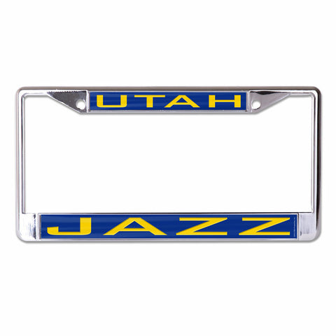 ~Utah Jazz License Plate Frame - Inlaid - Special Order~ backorder