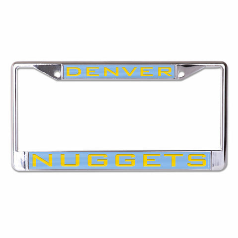 ~Denver Nuggets License Plate Frame - Inlaid - Special Order~ backorder