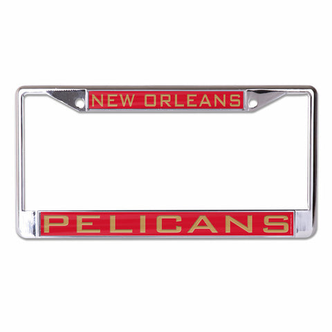 ~New Orleans Pelicans License Plate Frame - Inlaid - Special Order~ backorder