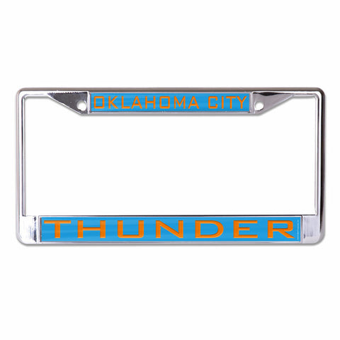 ~Oklahoma City Thunder License Plate Frame - Inlaid - Special Order~ backorder