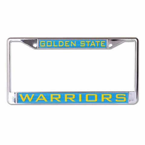 ~Golden State Warriors License Plate Frame - Inlaid - Special Order~ backorder