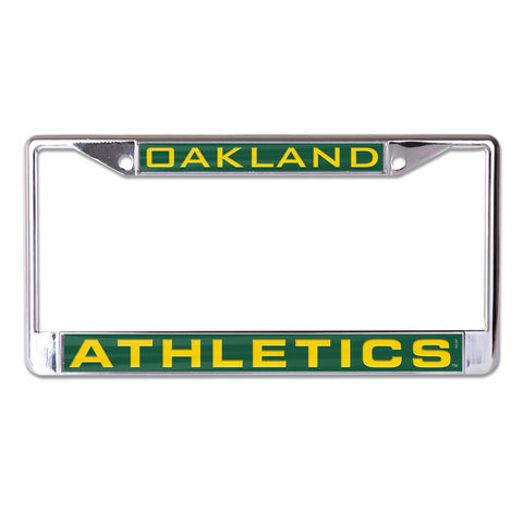 ~Oakland Athletics License Plate Frame - Inlaid - Special Order~ backorder