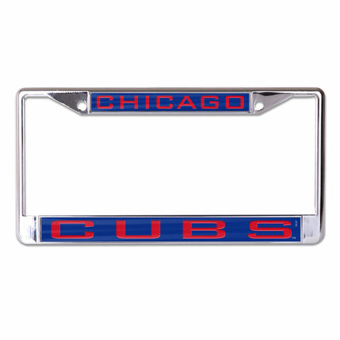 ~Chicago Cubs License Plate Frame - Inlaid - Special Order~ backorder