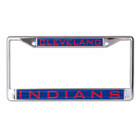 Cleveland Indians License Plate Frame - Inlaid - Special Order