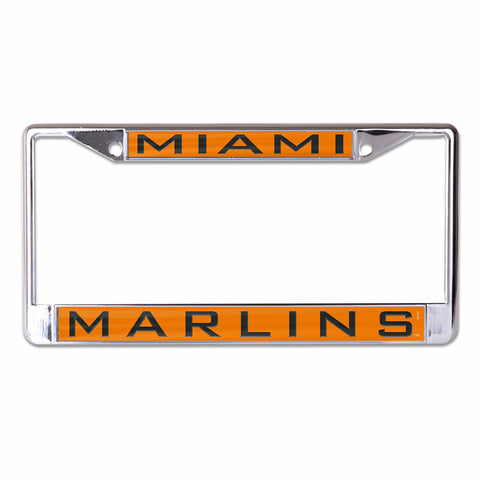 ~Miami Marlins License Plate Frame - Inlaid - Special Order~ backorder