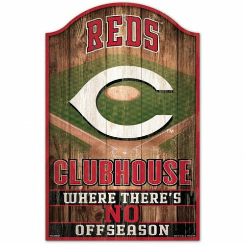 ~Cincinnati Reds Sign 11x17 Wood Fan Cave Design - Special Order~ backorder
