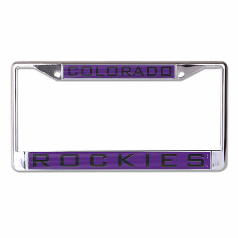 ~Colorado Rockies License Plate Frame - Inlaid - Special Order~ backorder