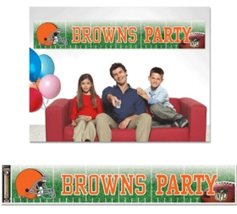 Cleveland Browns Banner 12x65 Party Style CO
