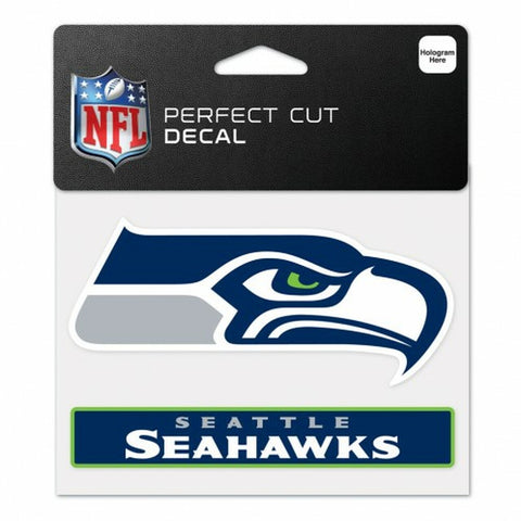 ~Seattle Seahawks Decal 4.5x5.75 Perfect Cut Color~ backorder