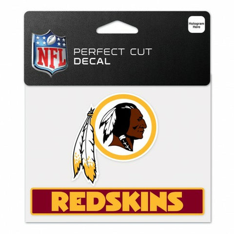 ~Washington Redskins Decal 4.5x5.75 Perfect Cut Color~ backorder