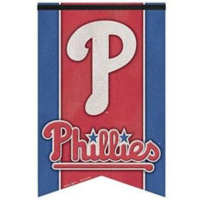 Banderín de fieltro de primera calidad de 17 x 26 de los Philadelphia Phillies