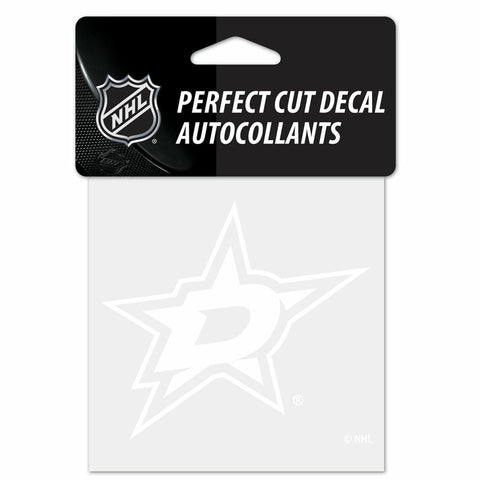 ~Dallas Stars Decal 4x4 Perfect Cut White - Special Order~ backorder