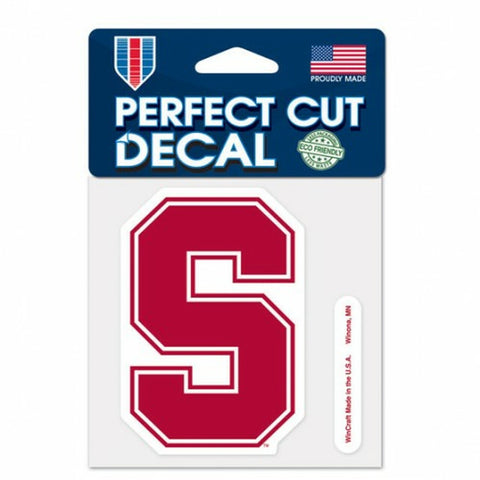 Stanford Cardinal Decal 4x4 Perfect Cut Color