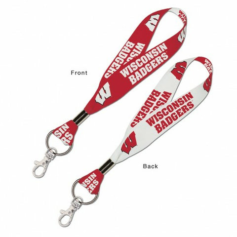 Wisconsin Badgers Key Strap 1" - Special Order