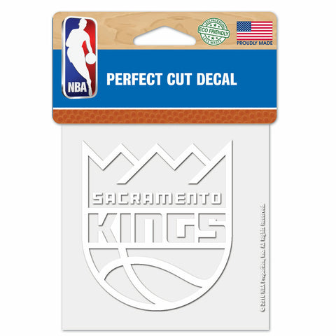 ~Sacramento Kings Decal 4x4 Perfect Cut White - Special Order~ backorder